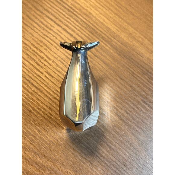 Vintage Dansk Designs Japan Silver Antelope Paperweight by Gunnar Cyren MCM - Picture 7 of 11